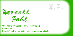 marcell pohl business card